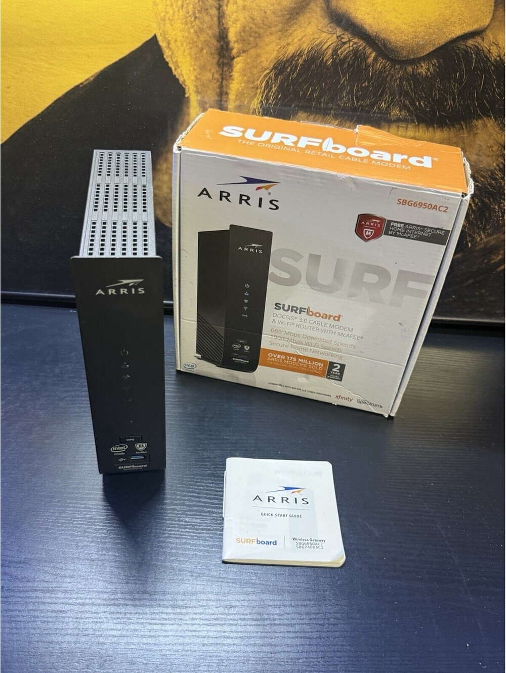 ARRIS SURFboard SBG6950AC2 DOCSIS 3.0 AC1900 Cable Modem WiFi Router